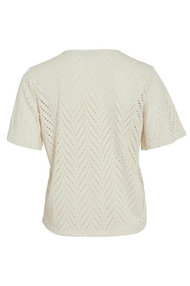 VIDELAIA V-NECK S/S SHIRT/PB 14106624 BIRCH
